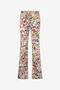 RC Pantaloni Flare con Stampa Florentine Flowers RC Pantaloni Flare con Stampa Florentine Flowers BEIGE WQJ221-DAR29