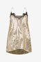 RC Top Dorato Con Pizzo E Paillettes GOLD WWT607-TR007
