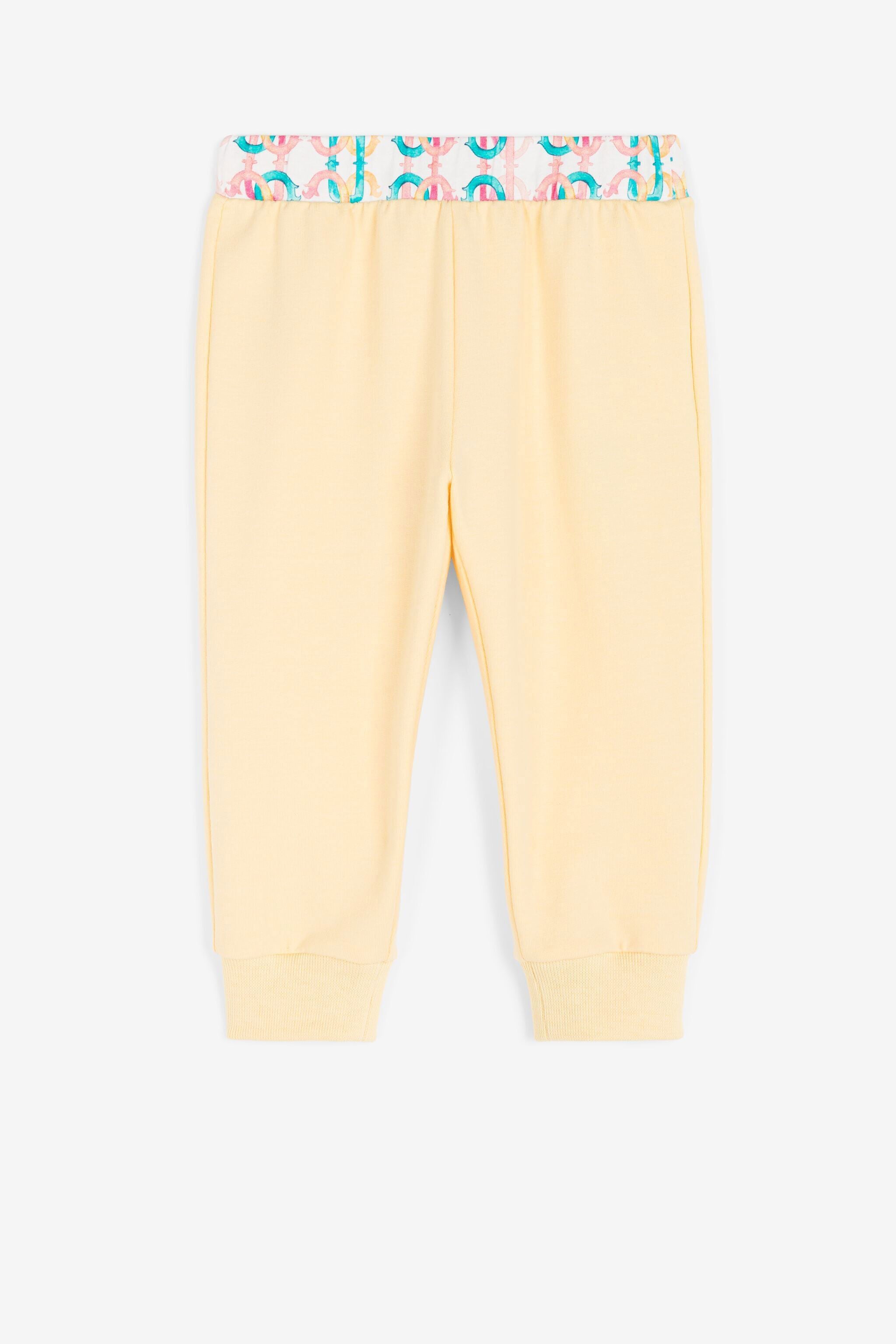 JU Pantaloni sportivi con monogramma JU Pantaloni sportivi con monogramma Giallo QJT250-CF050