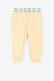 JU Monogram-trim track pants JU Monogram-trim track pants Yellow QJT250-CF050