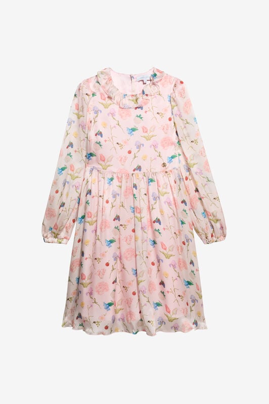 JU Vestido De Seda Estampado Autumn Dream JU Vestido De Seda Estampado Autumn Dream BABY PINK TJT10E-2NH91