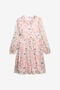 JU Robe En Soie Imprimé Autumn Dream JU Robe En Soie Imprimé Autumn Dream BABY PINK TJT10E-2NH91