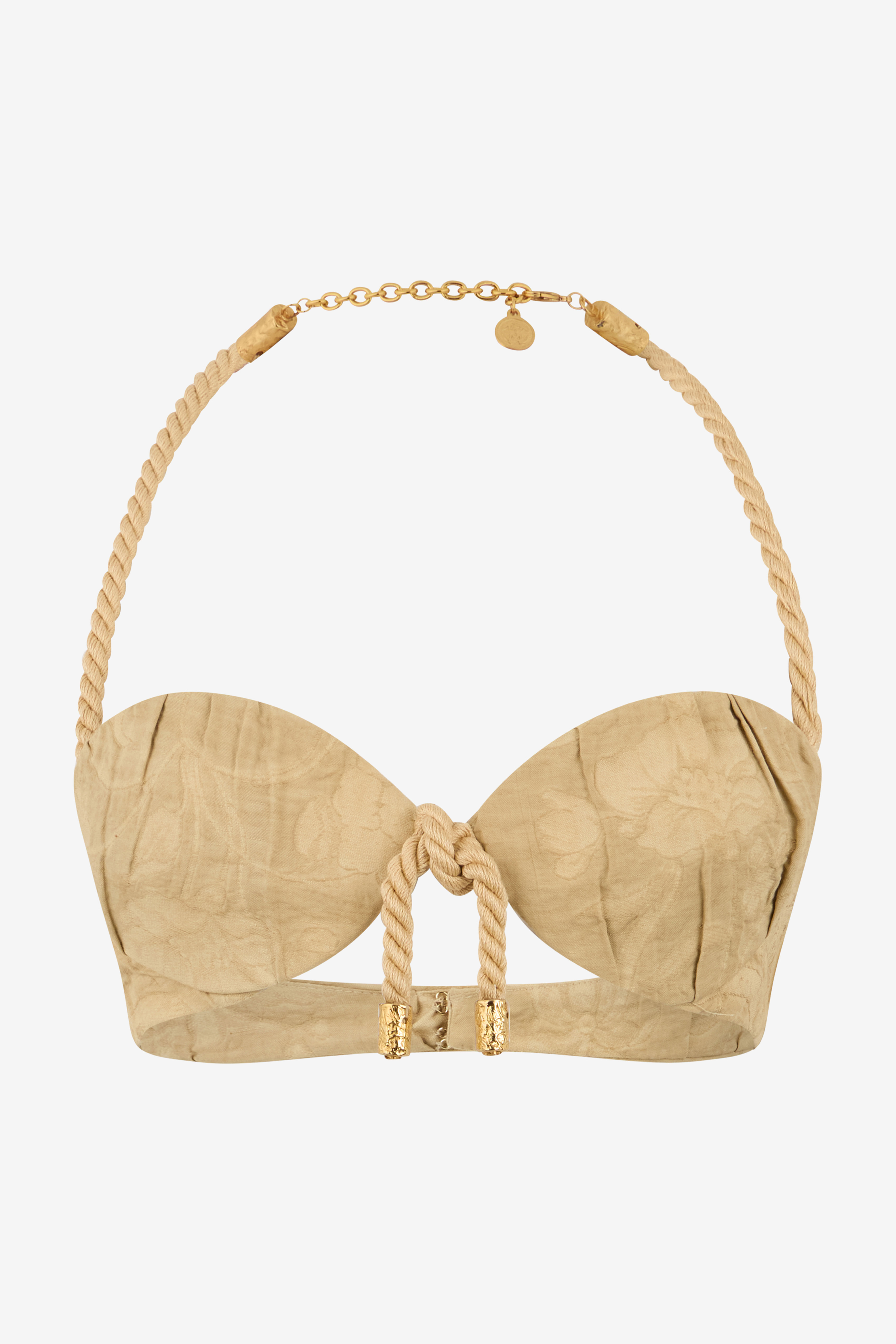 RC Top Bralette Arena con Detalle de Cuerda RC Top Bralette Arena con Detalle de Cuerda Marrón claro UWT602-FN026
