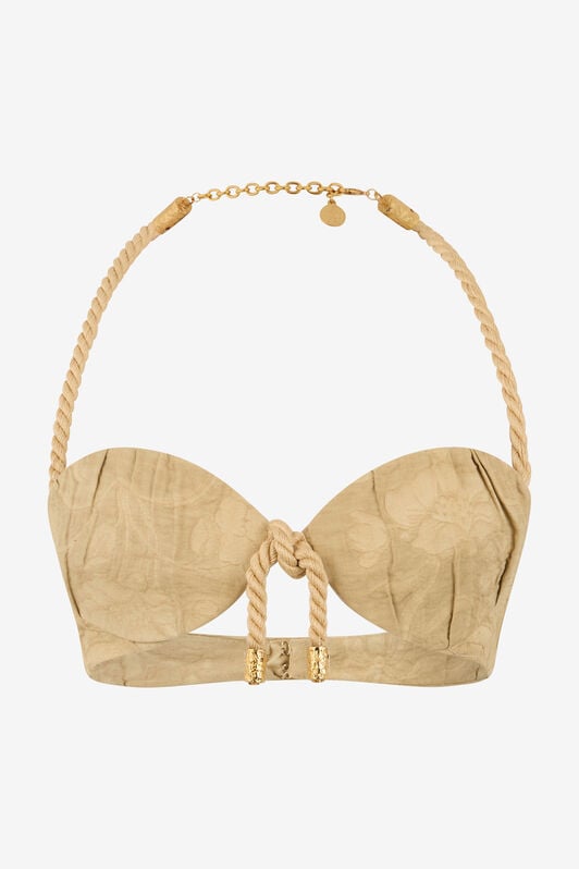 RC Top Bralette Arena con Detalle de Cuerda RC Top Bralette Arena con Detalle de Cuerda Marrón claro UWT602-FN026