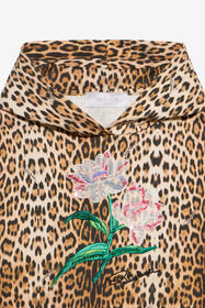 JU Hoodie mit Leoparden- und Blumenstickerei JAGUAR XJT66Q-5OS60