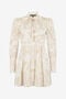RC Robe courte en soie à motif ornemental White RC Robe courte en soie à motif ornemental White WHITE WQT111-RLR36