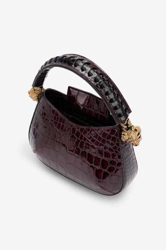 RC Sac Avec Logo Et Écailles De Crocodile Violet TWB002-PZE01