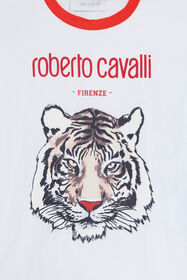 JU T-shirt en coton OPTICAL WHITE VJT60J-JD001