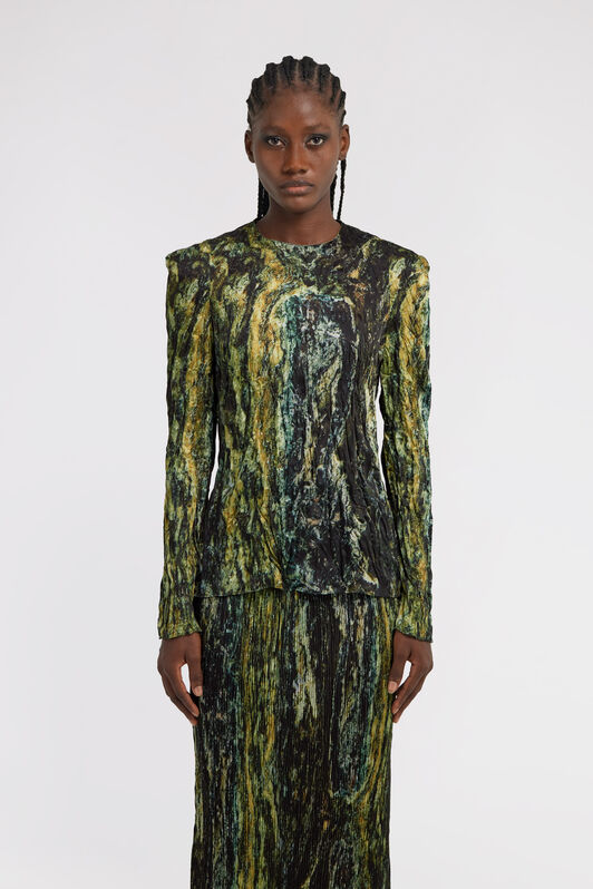 RC Top mit Marble-Print RC Top mit Marble-Print Dunkelgrün TWT600-7NN20