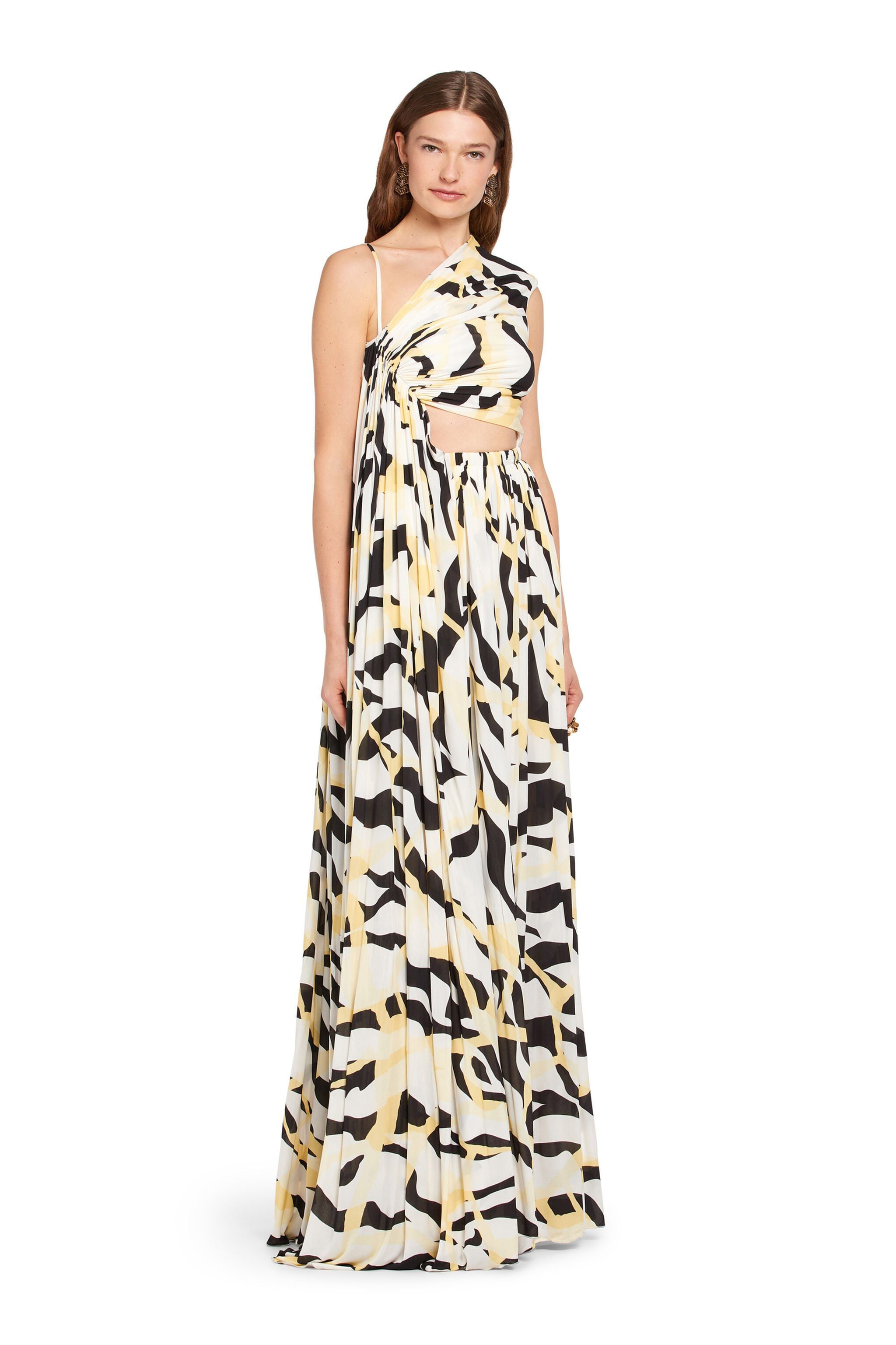 RC Kleid mit Macro Tiger Twiga Print RC Kleid mit Macro Tiger Twiga Print PALE ARAGONITE/BLACK IWT118-7HR38