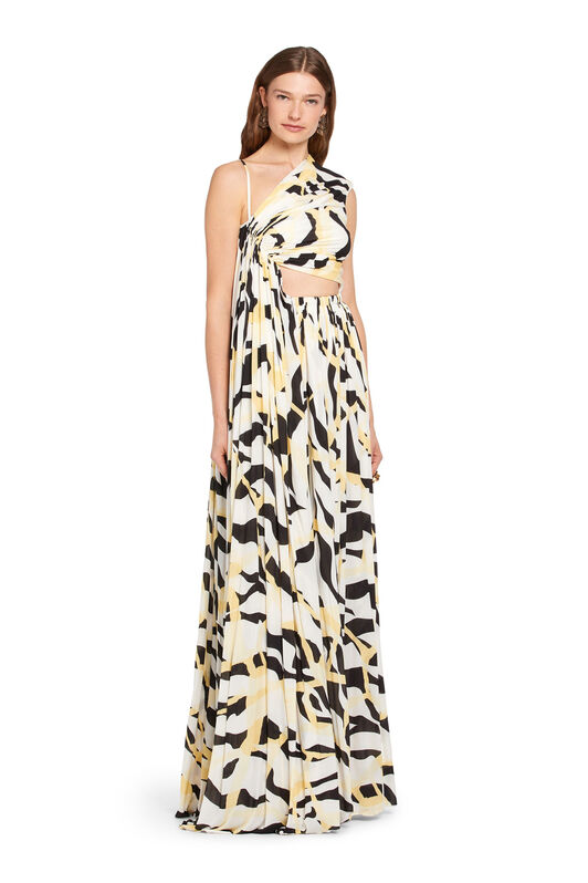 RC Kleid mit Macro Tiger Twiga Print RC Kleid mit Macro Tiger Twiga Print PALE ARAGONITE/BLACK IWT118-7HR38