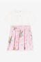 JU Teddy Bear-Print Cotton Dress JU Teddy Bear-Print Cotton Dress Rosa RJT105-JD001