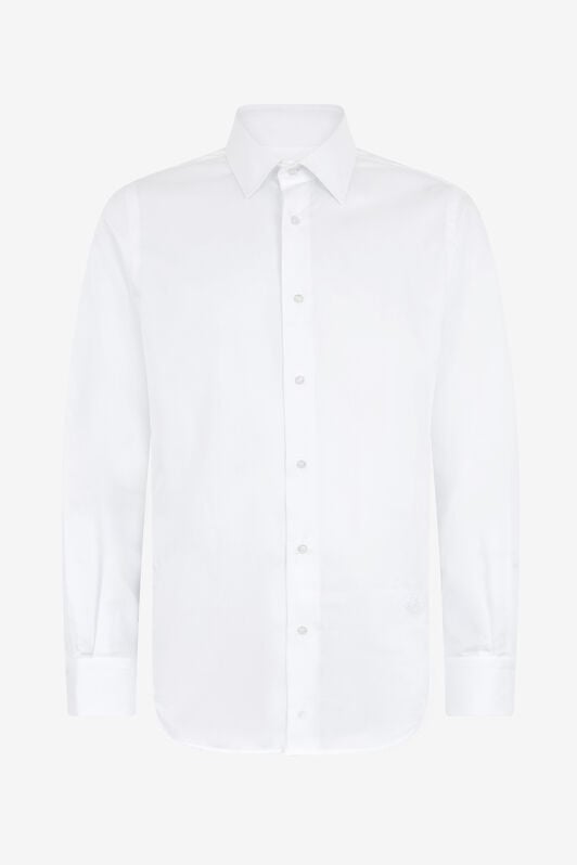 RC White Shirt with Monogram RC RC White Shirt with Monogram RC WHITE QOT70G-RD054