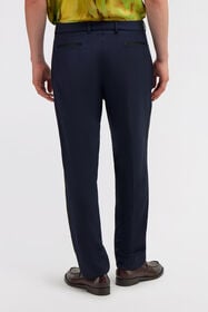 RC Pantalon de Smoking en Laine Bleu Marine Bleu foncé SMT221-VW003