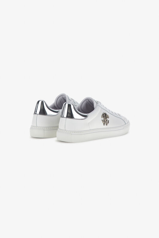 RC Sneakers with Monogram Mirror Snake White/Silver RRS009-PZB23