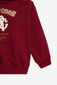 JU Cavalli Hoodie in Rubinrot BORDEAUX XJT66Z-CF007