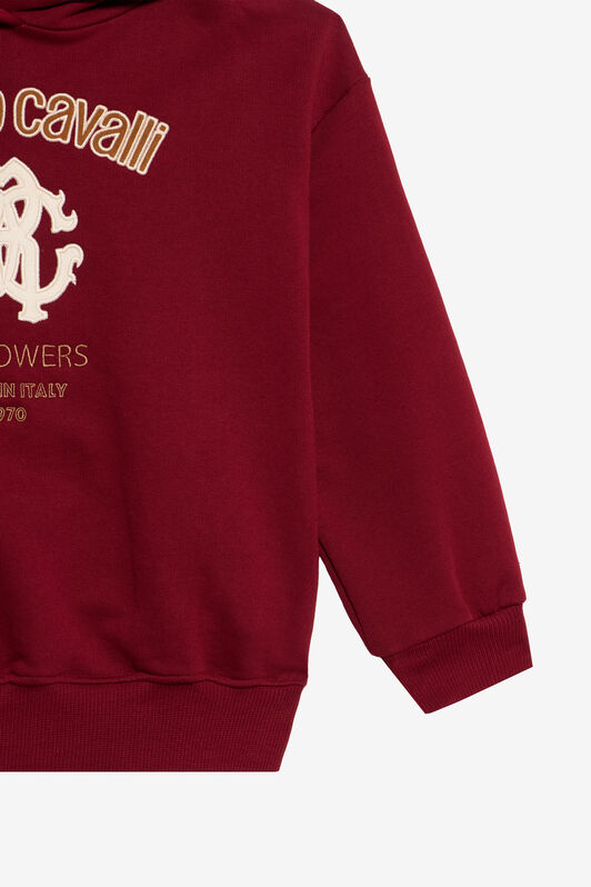 JU Cavalli Hoodie in Rubinrot BORDEAUX XJT66Z-CF007