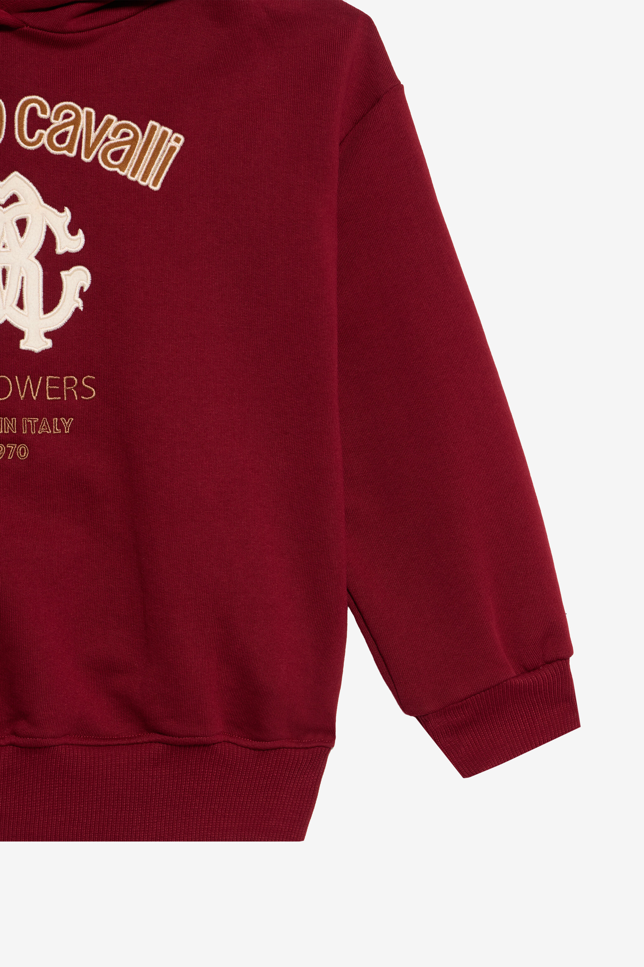 JU Cavalli Hoodie in Rubinrot BORDEAUX XJT66Z-CF007