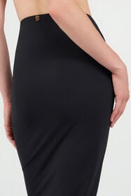 RC Long Draped Skirt BLACK WKW008-LL030