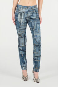 RC Skinny Patchwork Capsule Collection Jeans Blue UWJ252-DS001