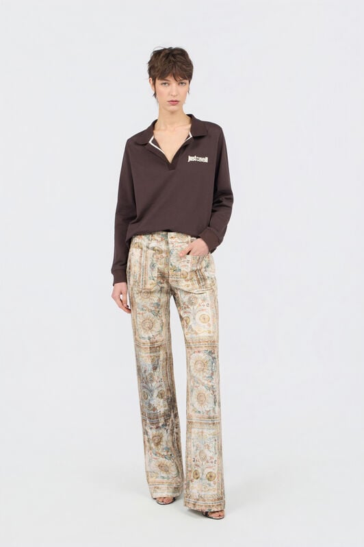 JC Persian Tarot Print Jeans JC Persian Tarot Print Jeans SHIFTING SAND WFJ049-WF533