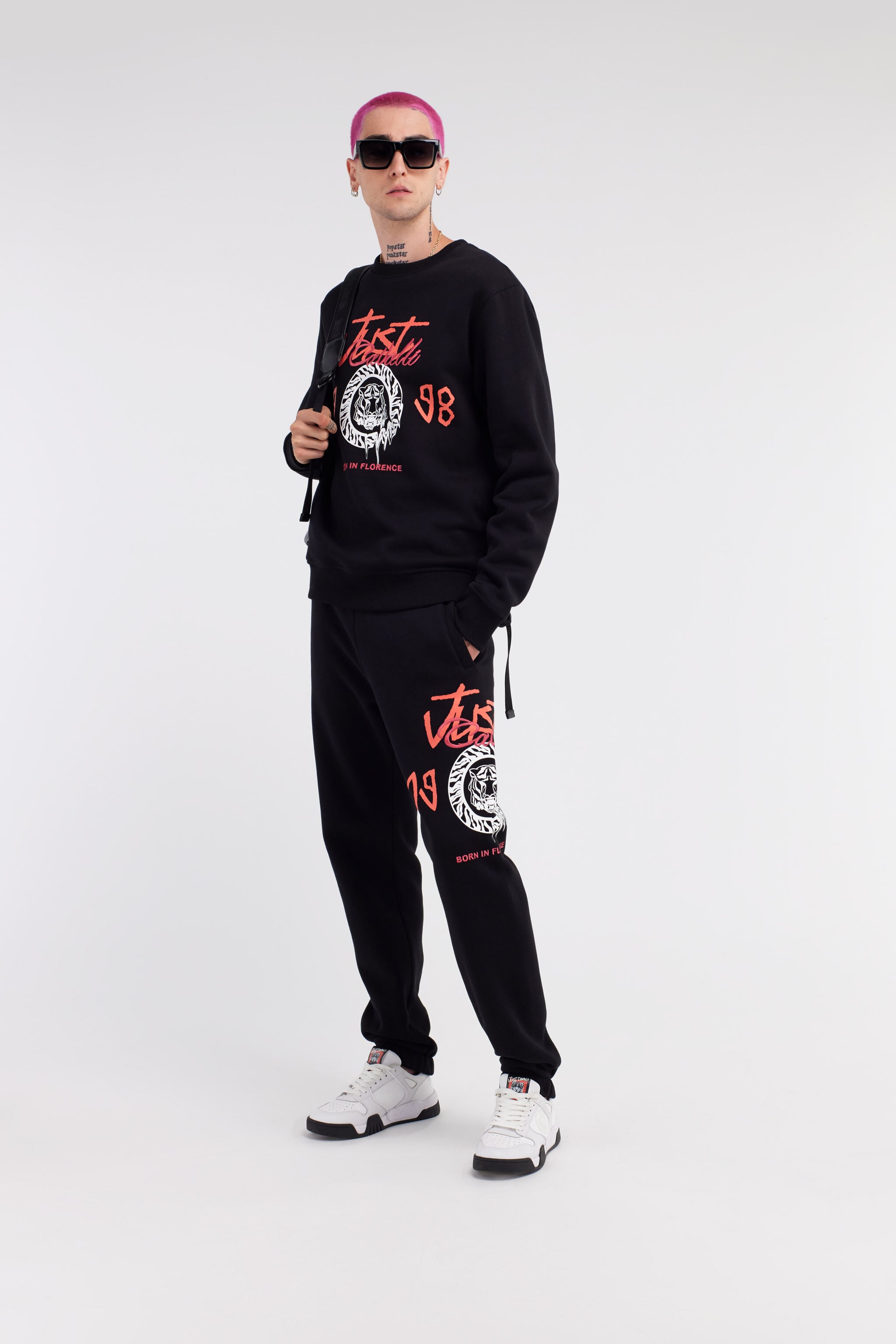 JC Just Cavalli Joggers JC Just Cavalli Joggers Black RRT888-RR116