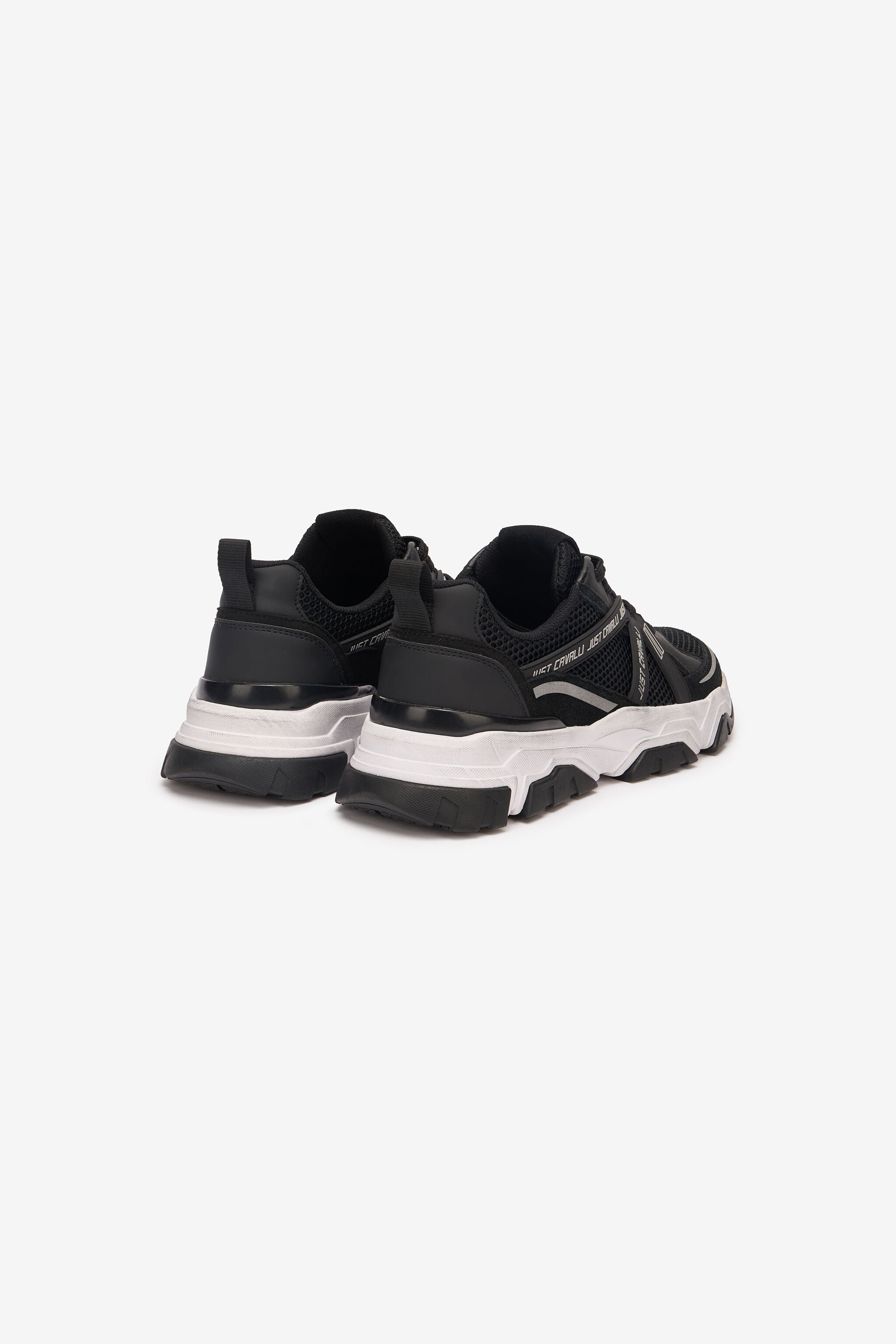 JC Sneakers With Branded Inserts JC Sneakers With Branded Inserts Black UFS018-UF293
