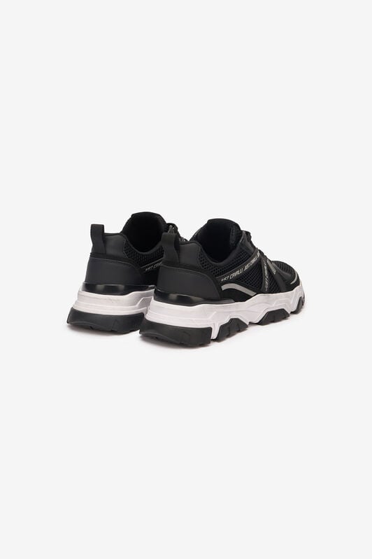 JC Sneakers With Branded Inserts JC Sneakers With Branded Inserts Black UFS018-UF293