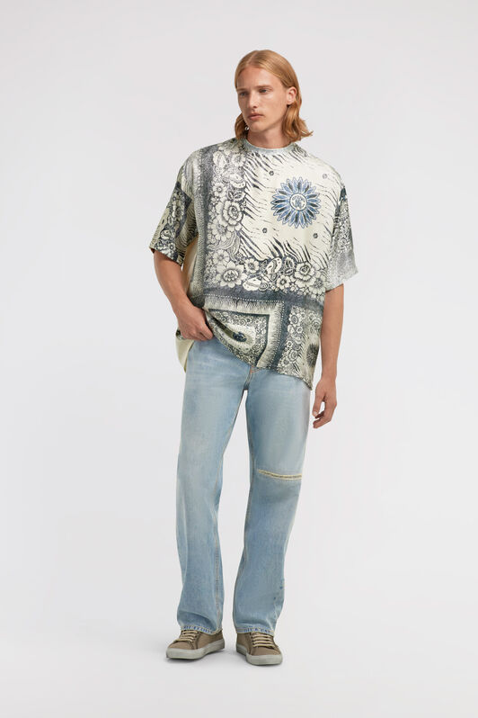 RC T-shirt stampa Bandana RC T-shirt stampa Bandana Blu TRT62S-4QN11