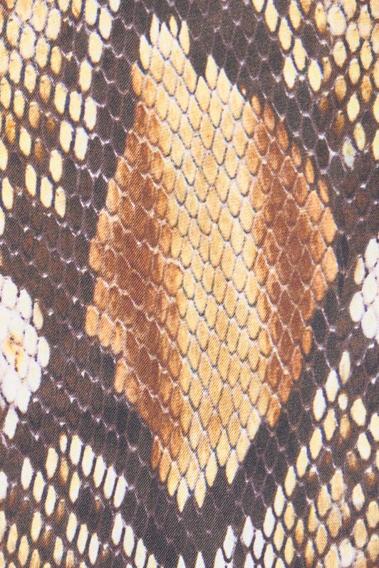 RC Python Print Trousers RC Python Print Trousers Brown UWT201-4QN93