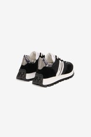 RC Sneakers Noires Avec Logo RC BLACK/WHITE/ROCCIA SOS00H-PZA81