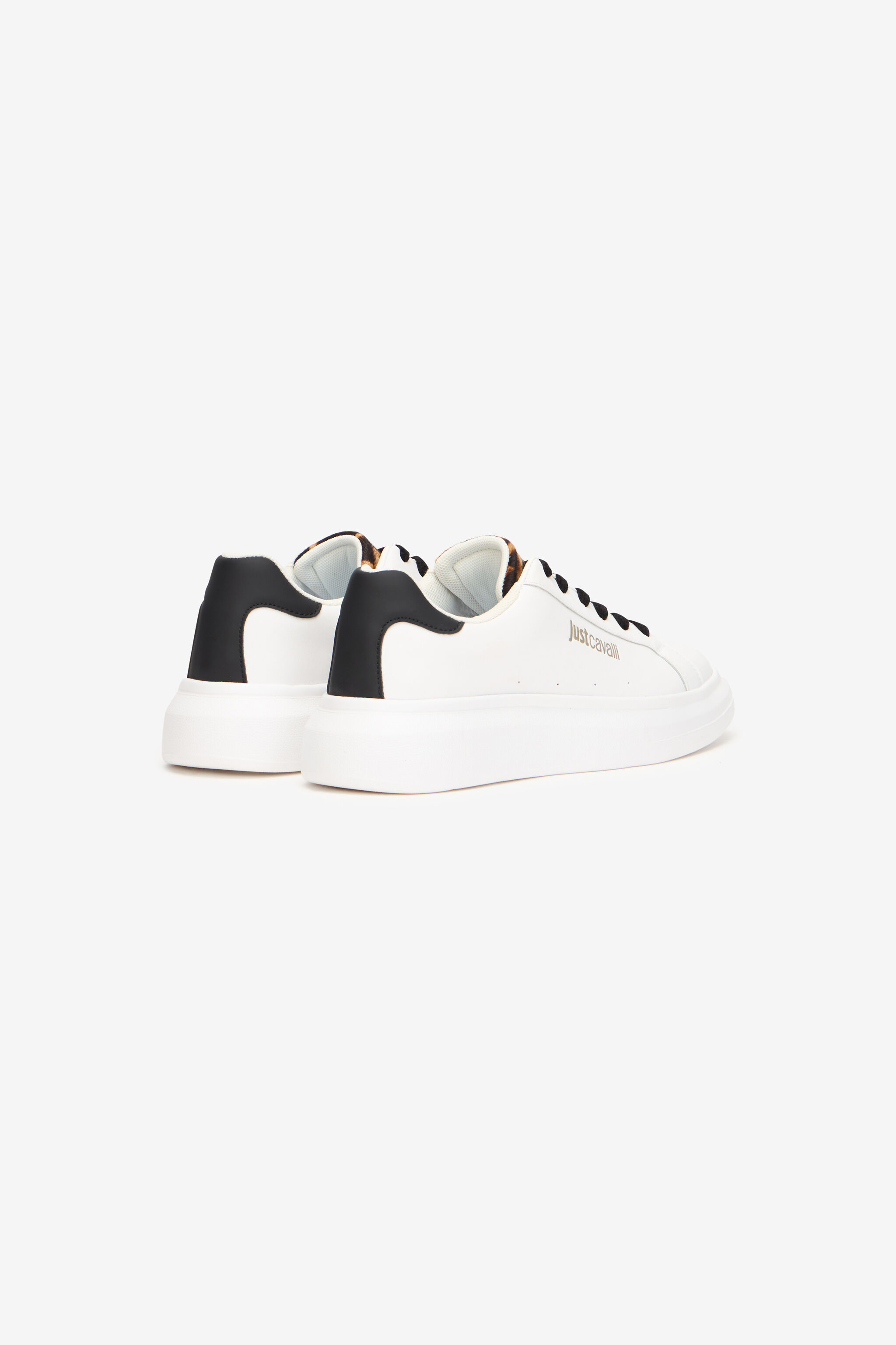 JC Baskets avec imprimé Leopard et logo JC Baskets avec imprimé Leopard et logo WHITE XFS003-XF399