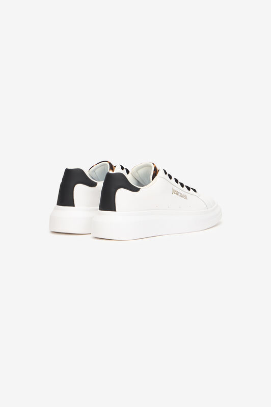 JC Baskets avec imprimé Leopard et logo JC Baskets avec imprimé Leopard et logo WHITE XFS003-XF399