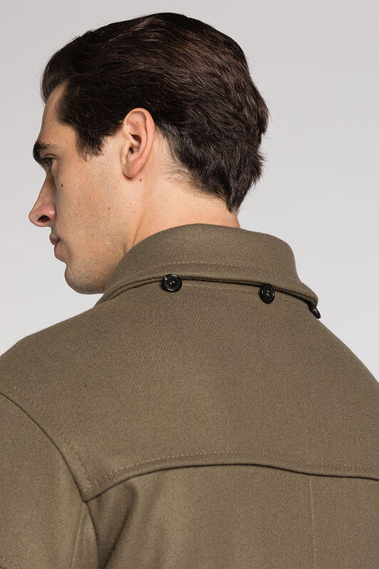 RC Detachable-hood duffle coat Dark green RRT501-WH001