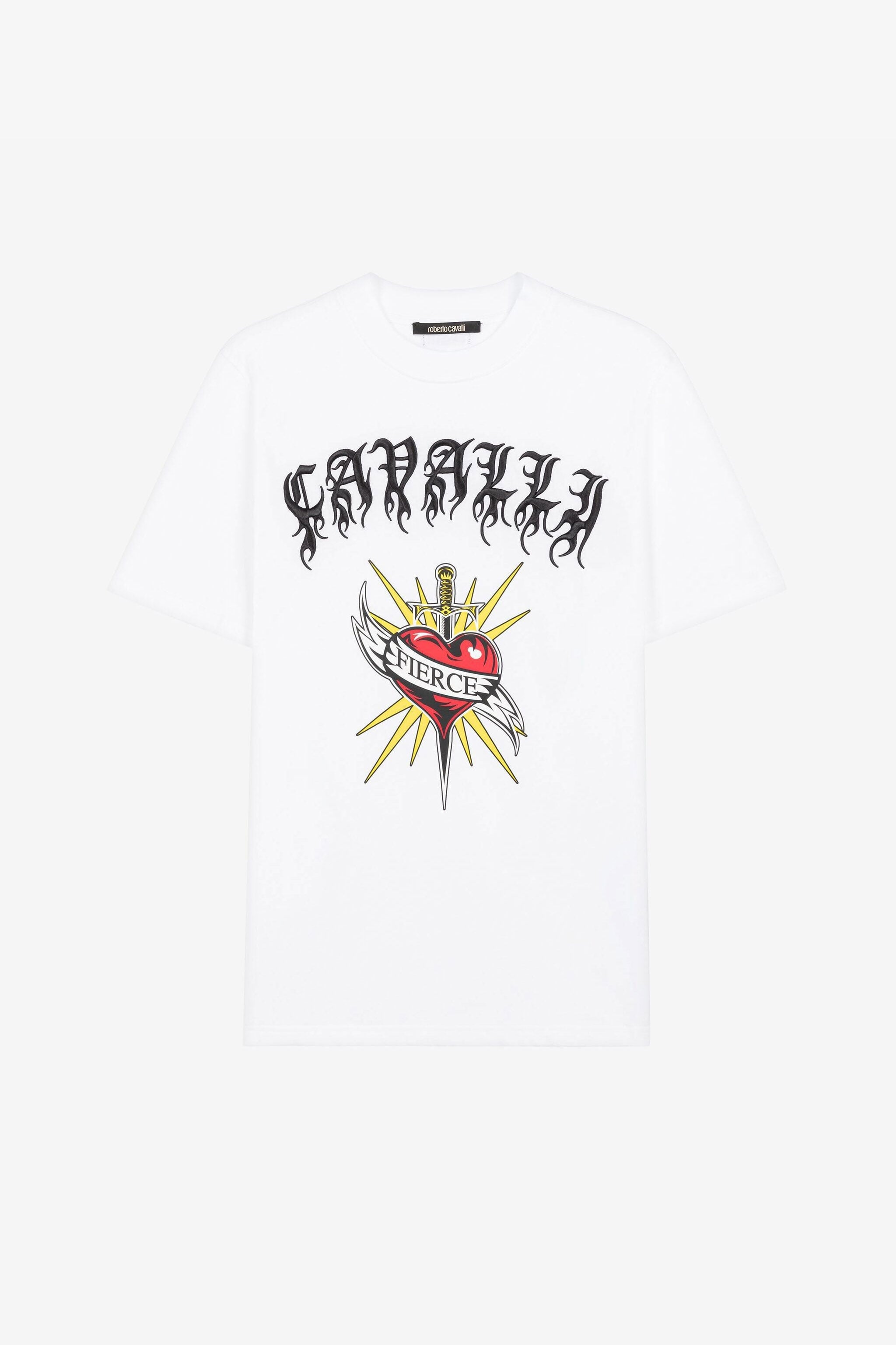 RC Fierce print short-sleeve T-shirt White QRT61M-JD060