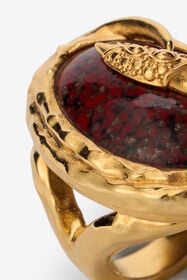 RC Golden Cocktail Ring With Ruby Stone RC Golden Cocktail Ring With Ruby Stone ORO/RUBINO VWG003-AM081