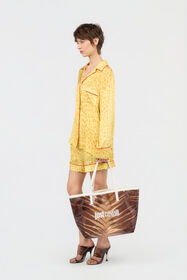 JC Sac Cabas Avec Imprimé Natural Barb 751 BEIGE + 709 MARR WFB119-WF449