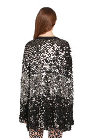 RC Sequin embroidered sweater Black/Silver IWM642-MR003