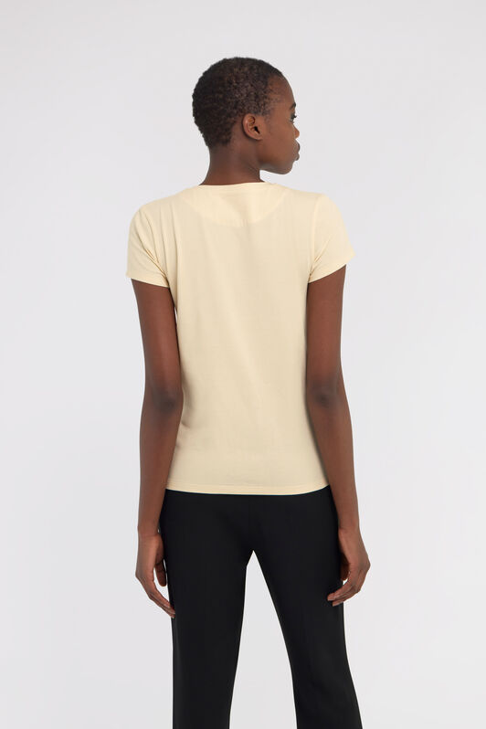 RC T-Shirt with Monogram RC Ivory SWT60A-JD062