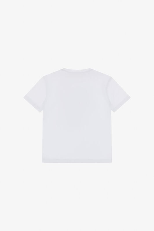 JU T-Shirt Mit Logo Und Verzierung JU T-Shirt Mit Logo Und Verzierung Weiß TJT60T-JD001