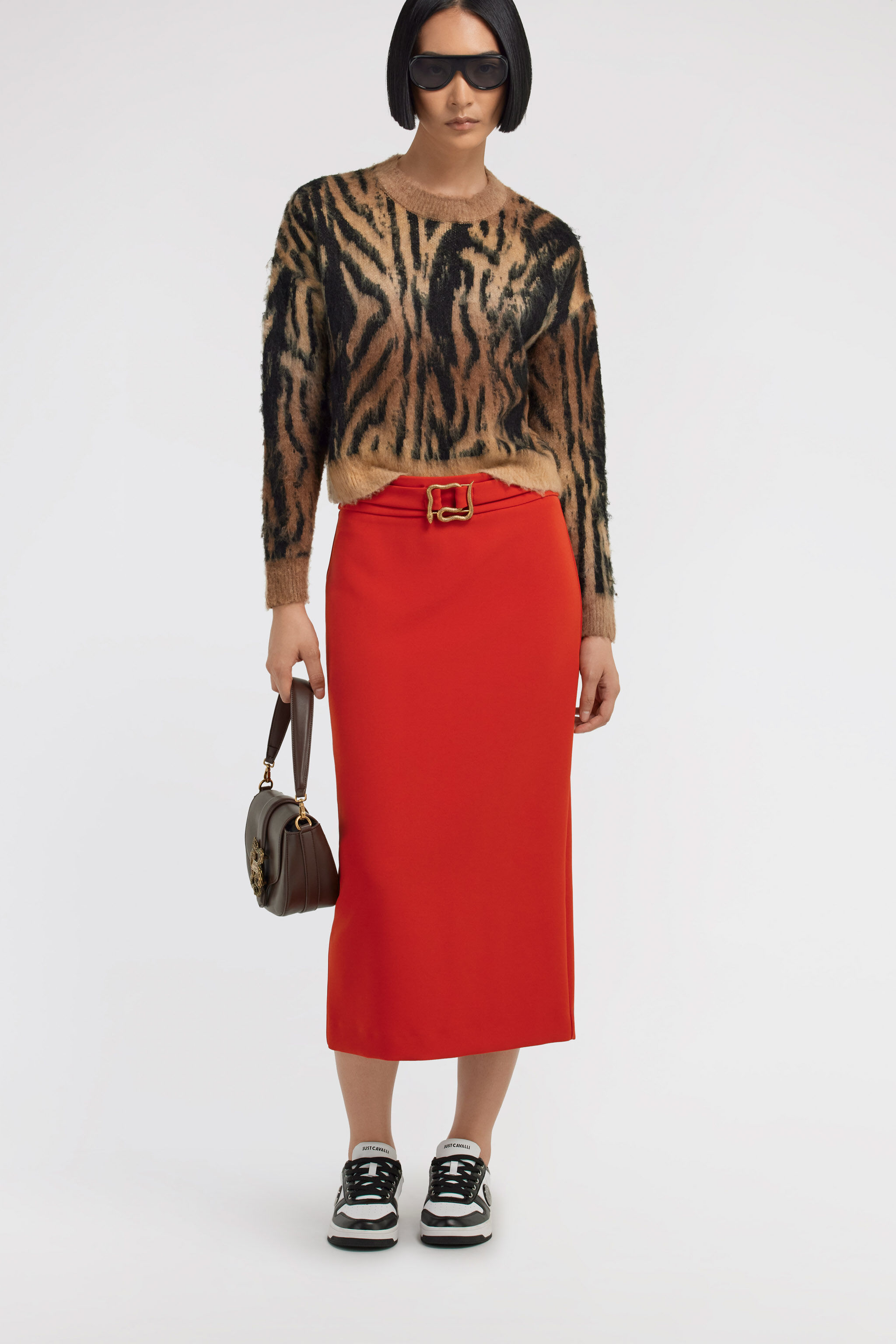 JC Just Cavalli Skirt JC Just Cavalli Skirt Rot TFT093-TF139