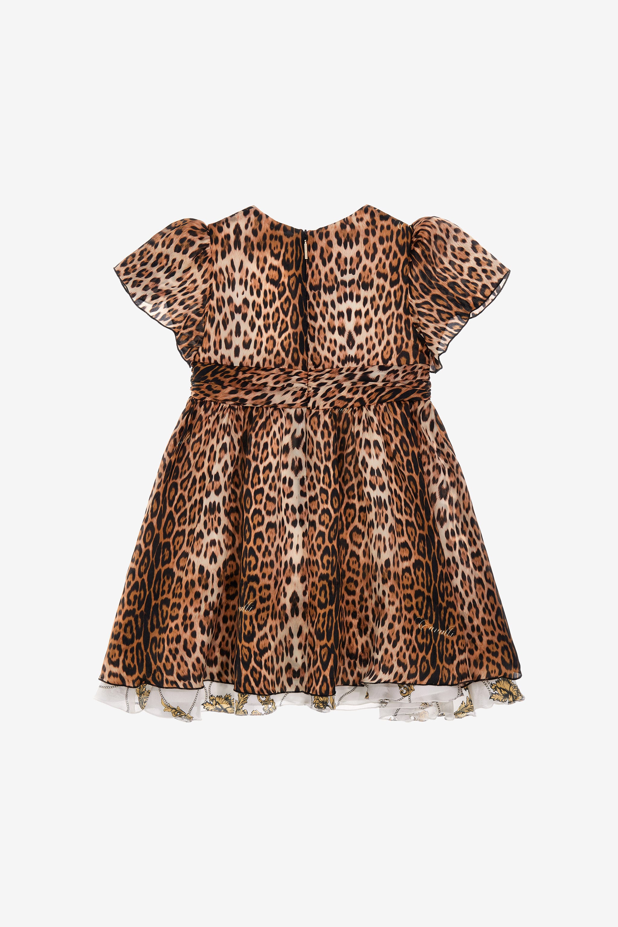 JU Jaguar Skin print dress JU Jaguar Skin print dress Light brown SJT117-2NI73