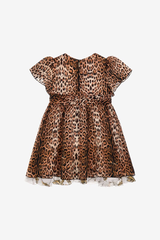 JU Jaguar Skin print dress JU Jaguar Skin print dress Light brown SJT117-2NI73