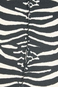 RC Leggings À Imprimé Zèbre Noir/Blanc UKT204-ORN49