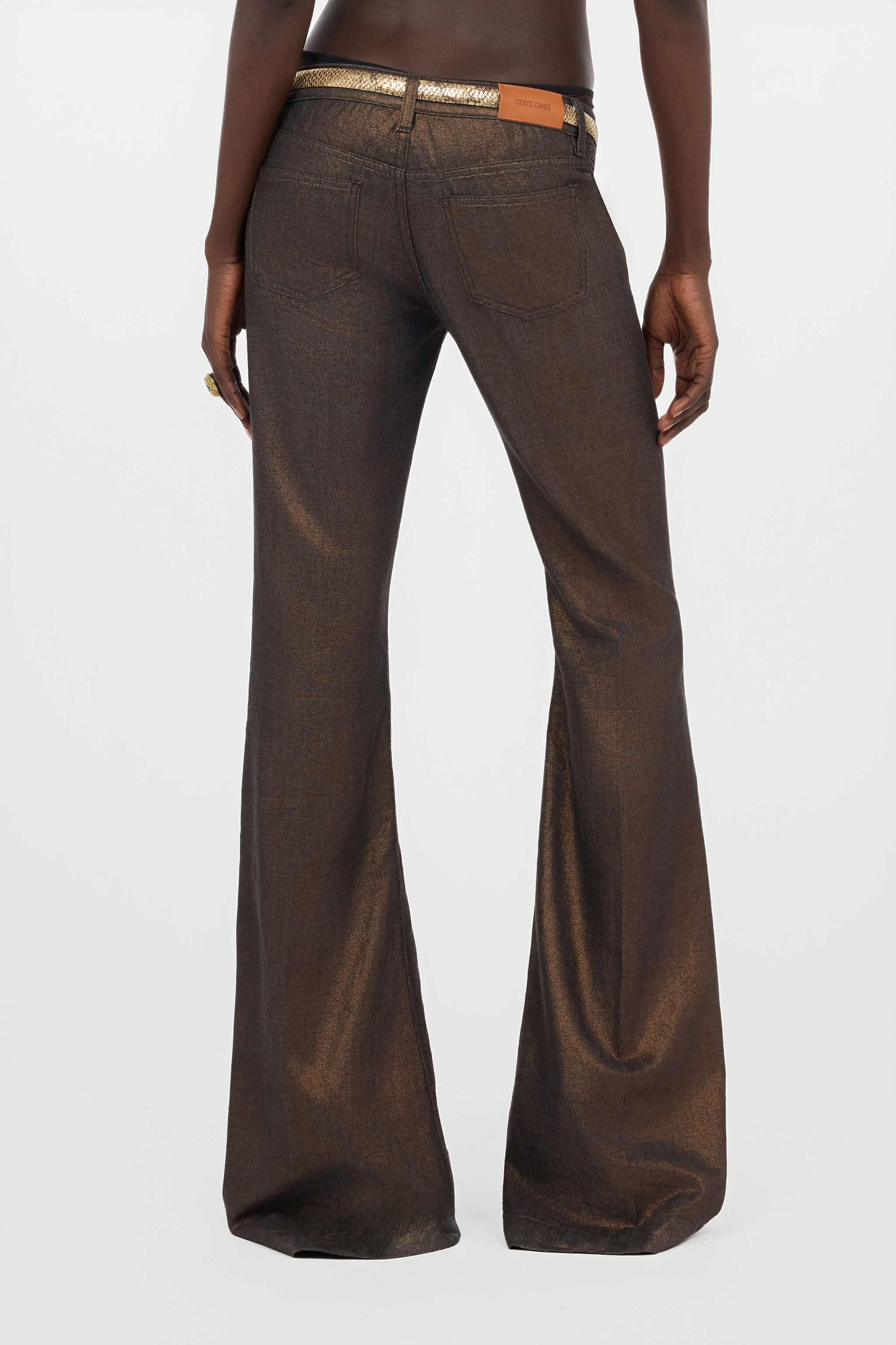RC Bronze and Black Flared Jeans RC Bronze and Black Flared Jeans BRONZE/BLACK WWJ205-VT001