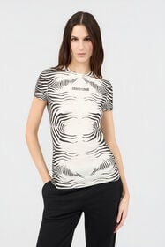 RC T-Shirt Stampa Zebra WHITE/BLACK ZEBRA SOT60N-JV001