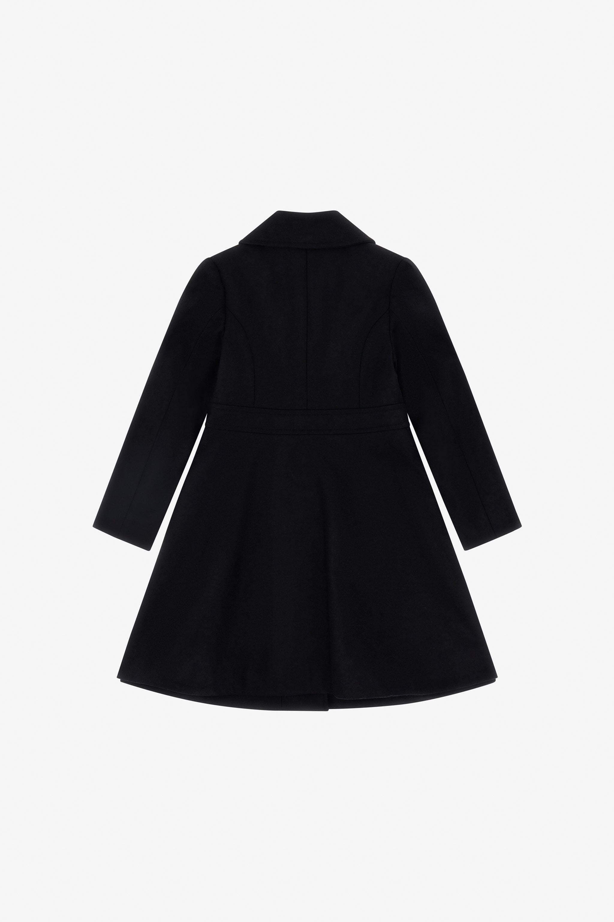 JU Cappotto Doppiopetto Svasato JU Cappotto Doppiopetto Svasato BLACK TJT42G-WP019