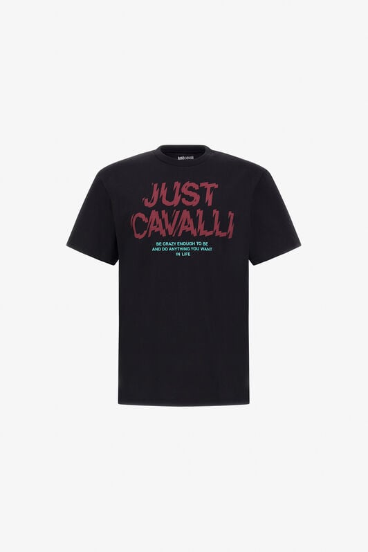 JC Just Cavalli T-shirt JC Just Cavalli T-shirt Black SFT250-SF161