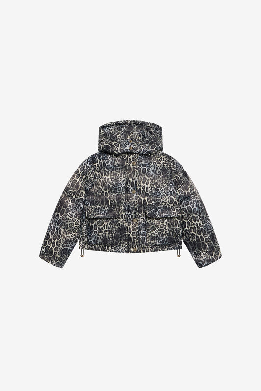 JC Leopard Print Puffer Jacket JC Leopard Print Puffer Jacket LEOPARD XFT80B-SB003