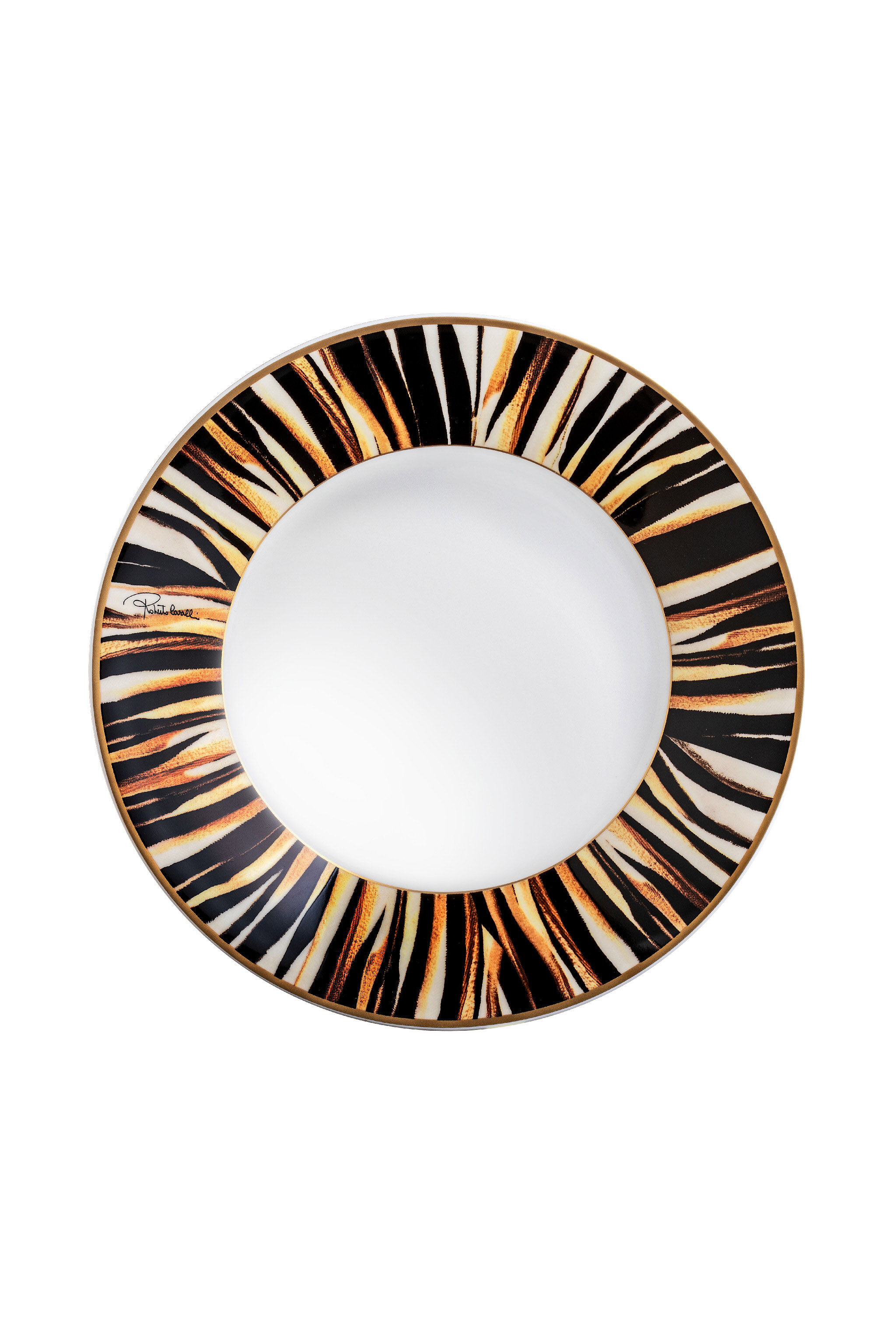 HO Ray Of Gold 2 Soup Plates HO Ray Of Gold 2 Soup Plates Gold SALA06-IA071
